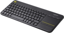 Logitech Wireless Touch Keyboard K400 Plus - Tastatur - trådløs - 2.4 GHz - Engelsk