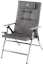 Coleman 5 Position Padded Recliner Chair, 120 kg, Campingstol, 4 ben, 5 kg, Grå