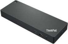 Lenovo ThinkPad Universal Thunderbolt 4 Dock - Dokkingstasjon - Thunderbolt 4 - HDMI, 2 x DP - GigE - 135 watt - for ThinkPad E14 Gen 4 L13 Yoga Gen 3 T14s Gen 3 X1 Nano Gen 2 X13 Yoga Gen 3