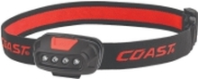 COAST FL13 - Hodelykt - LED - 4-modus - hvitt/rødt lys