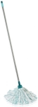 Leifheit 52072, Fliser, Våt, Viskose, Stål, Grå, Turkis, Hvit, 125 cm