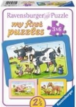 Ravensburger My first puzzles - Gute Tierfreunde, Puzzle, 6 stykker, 2 år