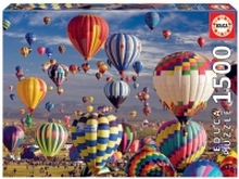Educa Hot Air Ballons, 1500 stykker, Landskap, 12 år