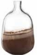 LEONARDO 041670, Flaske-formet Vase, Glass, Brun, Gjennomsiktig, Blank, Bord, Innendørs