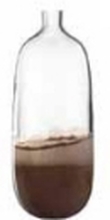 LEONARDO 041671, Flaske-formet Vase, Brun, Gjennomsiktig, Blank, Bord, Innendørs, 500 mm