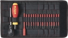 Wiha TorqueVario-S electric 2872 - Torque screwdriver with bit set - isolert - 0.8 - 5 N·m - inn folding bag