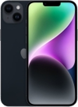Apple iPhone 14 Plus - 5G smartphone - dobbelt-SIM / Internminne 256 GB - OLED-display - 6.7 - 2778 x 1284 piksler - 2x bakkameraer 12 MP, 12 MP - front camera 12 MP - midnatt
