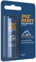 Piz Buin MOUNTAIN LIPSTICK, Lebestift, Fargeløs, Unisex, Tørr hud, Beskyttelse, 4,9 g