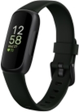Fitbit Inspire 3 - Svart - aktivitetssporer med bånd - silikon - midnatt-zen - håndleddstørrelse: inntil 221 mm - Bluetooth