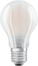 OSRAM LED BASE - LED-lyspære - form: A - mattslipt finish - E27 - 7 W (ekvivalent 60 W) - klasse E - varmt hvitt lys - 2700 K