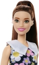 Barbie dukke Mattel Barbie Fashionista dukke Blomsterkjole / Høreapparat HBV19 MATTEL