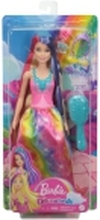 Barbie Dreamtopia Rainbow Magic - Mermaid Doll with Rainbow Hair and Water-Activated Color Change Feature - regnbue