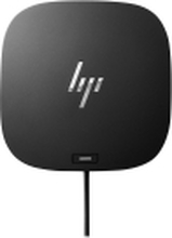 HP® | Essential USB-C G5 - Dokkingstasjon - USB-C - HDMI, 2 x DP - 120 Watt - Europa - Sort