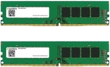 Mushkin Essentials - DDR4 - sett - 32 GB: 2 x 16 GB - DIMM 288-pin - 2666 MHz / PC4-21300 - CL19 - 1.2 V - ikke-bufret - ikke-ECC