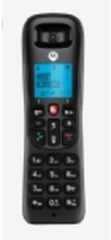 Motorola CD4001, DECT telefon, Trådløst håndsett, Høyttalertelefon, 50 oppføringer, Ringe-ID, Svart