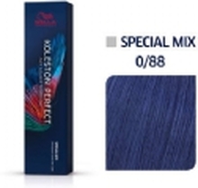 Wella Koleston Perfect Me+ Special Mix, Blå, 0/88, Unisex, 60 ml, Alle hårtyper, Shine (lys)