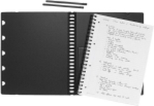 Notesbog Rhodia Exabook, A5+, linjeret, 80 ark, 80 g, med 5 faner
