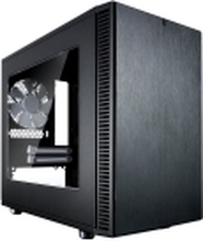 Fractal Design Define Nano S - Window - Tower - ITX - sidepanel med vindu - ingen strømforsyning (ATX) - svart - USB/lyd