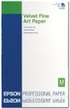 Epson Fine Art Velvet - Fløyel - A3 plus (329 x 423 mm) 20 ark papir - for SureColor P5000, P800, SC-P10000, P20000, P5000, P700, P7500, P900, P9500
