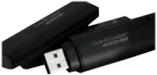 Kingston DataTraveler 4000 G2 Management Ready - USB-flashstasjon - kryptert - 16 GB - USB 3.0 - FIPS 140-2 Level 3 - TAA-samsvar