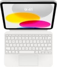 Apple Magic Keyboard Folio - Tastatur og folioveske - med styrepute - Apple Smart connector - QWERTY - Dansk - for iPad Wi-Fi (10. generasjon)
