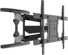 Sinox One SOB0186 - Monteringssett (veggbrakett) - full-motion adjustable dual arm - for LCD TV / kurvet LCD TV - svart - skjermstørrelse: 37-85