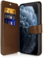 ITSKINS Wallet Book - Lommebok for mobiltelefon - økolær - brun - for Apple iPhone X, XS