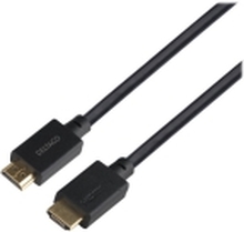 DELTACO - Ultra High Speed - HDMI-kabel - HDMI hann til HDMI hann - 4 m - svart - 4K 120 Hz støtte, 8K 60Hz støtte