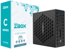 ZOTAC ZBOX C Series CI331 nano - Barebone - kompakt PC - 1 x Celeron N5100 / 1,1 GHz - RAM 4 GB - SSD 120 GB - UHD-grafikk - GigE - WLAN: 802.11a/b/g/n/ac, Bluetooth 5.0 - Win 11 per N