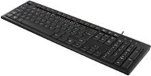 DELTACO TB-626 - Tastatur - USB - Nordisk - svart