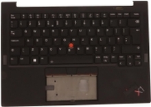 Sunrex - Erstatningstastatur for bærbar PC - med Trackpoint, UltraNav - bakbelysning - QWERTY - Storbritannia - FRU - med toppdeksel - for ThinkPad X1 Carbon Gen 10 21CB, 21CC