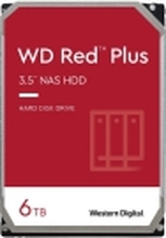WD Red Plus WD60EFPX - Harddisk - 6 TB - intern - 3.5 - SATA 6Gb/s - 5400 rpm - buffer: 256 MB