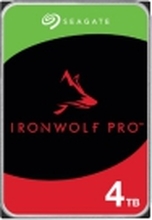 Seagate IronWolf Pro ST4000NT001 - Harddisk - 4 TB - intern - 3.5 - SATA 6Gb/s - 7200 rpm - buffer: 256 MB - med 3-års Seagate Rescue Data Recovery