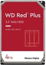 WD Red Plus WD40EFPX - Harddisk - 4 TB - intern - 3.5 - SATA 6Gb/s - 5400 rpm - buffer: 256 MB