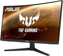 ASUS TUF Gaming VG24VQ1B - LED-skjerm - gaming - kurvet - 23.8 - 1920 x 1080 Full HD (1080p) @ 165 Hz - VA - 350 cd/m² - 3000:1 - 1 ms - HDMI, DisplayPort - høyttalere