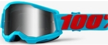 100 % beskyttelsesbriller 100 % STRATA 2 SUMMIT (Sølvspeil Anti-tåke, LT 25 %+/-5 %) (NYTT)