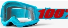 100 % beskyttelsesbriller 100 % STRATA 2 SUMMIT (klar anti-tåkelinse, LT 88 %-92 %) (NY)