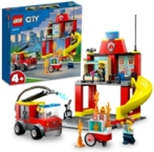 LEGO City 60375 Brannstasjon og brannbil