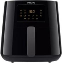 Philips Essential HD9280 Airfryer XL - Varmluftsteker - 6.2 liter - 2000 W - mørk sølv / svart