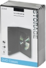 Vivanco 31712, DVD-etui, 1 disker, Sort, 136 mm, 190 mm, 73 mm