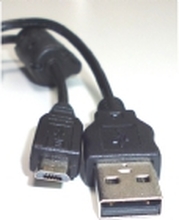 Panasonic K2KYYYY00236, USB A, Micro-USB A, Hankjønn/hankjønn, Svart