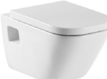 LAUFEN Roca Gap Rimless sampak - Rimless hængeskål og hvid toiletsæde med Soft Close funktion. Boltafstand: 180 mm.