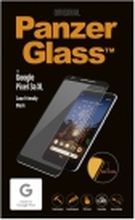 PanzerGlass Case Friendly - Skjermbeskyttelse for mobiltelefon - glass - rammefarge svart - for Google Pixel 3a XL