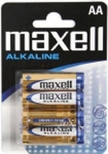 Maxell Alkaline Ace LR6, Engangsbatteri, Alkalinsk, 1,5 V, 4 stykker, AA
