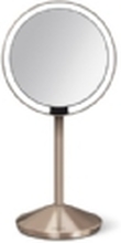 simplehuman sammenleggbart speil med sensor, 12 cm, oppladbart, rustfritt stål rosegull