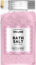 FS*On LINE Salt &amp Bath Salts 600g Fruity &amp Sweet Pink&amp