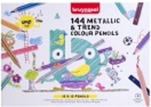 Bruynzeel Mega colour pencil set metallic & trend colours | 12 x 12 colours