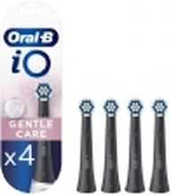 Oral-B Gentle Care Tannbørstehoveder - Svart - 4-pakning