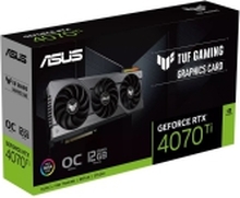 ASUS TUF Gaming GeForce RTX 4070 Ti - OC Edition - grafikkort - GeForce RTX 4070 Ti - 12 GB GDDR6X - PCIe 4.0 - 2 x HDMI, 3 x DisplayPort