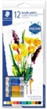 STAEDTLER Design Journey 8500 - Malingssett - 12-piece - akryl - 12 farger - assorterte skinnende farger - 12 ml